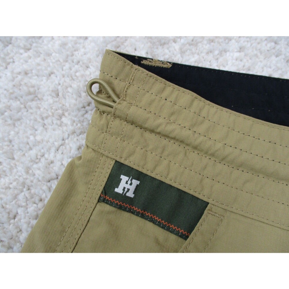 Howler Brothers Bros Shorts Mens 30 Brown Horizon Hybrid Ripstop Hiking Chino - Picture 7 of 14